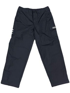 Fishworks Black Fishing Rain Pants Men Size 38 Cargo Waterproof